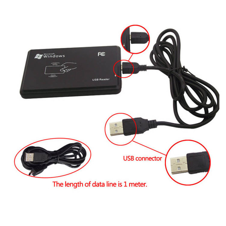 Access Control Smart Card RFID USB Reader with dual frequency 125KHz and 13.56MHz