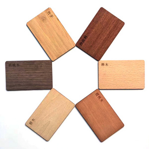 Environmentally Friendly 13.56mhz rfid NFC213 wood card