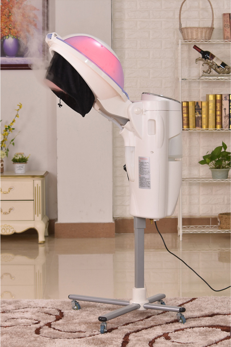 Synteth China's latest professional micro-mist nano-lighted hair salon spa steamer factory price hair salon equipment