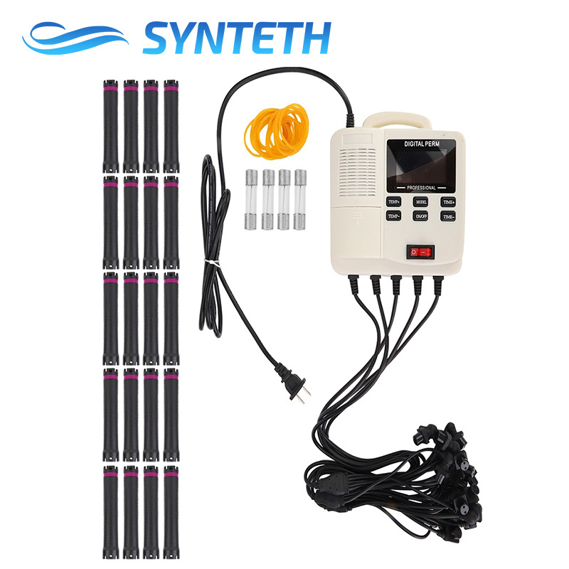 Synteth mini portable 400W salon beauty hair small digital perm dye and curly equipment digital ceramic perm machine