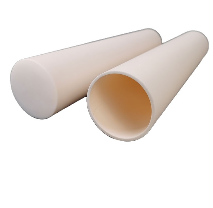 95% Alumina Ceramic Support Tube Machinable Ceramic Tube Alumina Ceramic One End Closed Tube