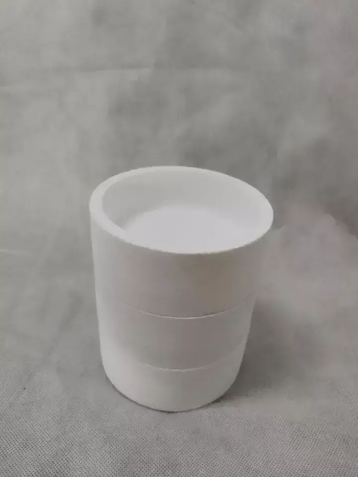 Zirconia Porcelain Ceramic Crucible Alumina Ceramic Tube Container Refractory Ceramic Fiber Crucible