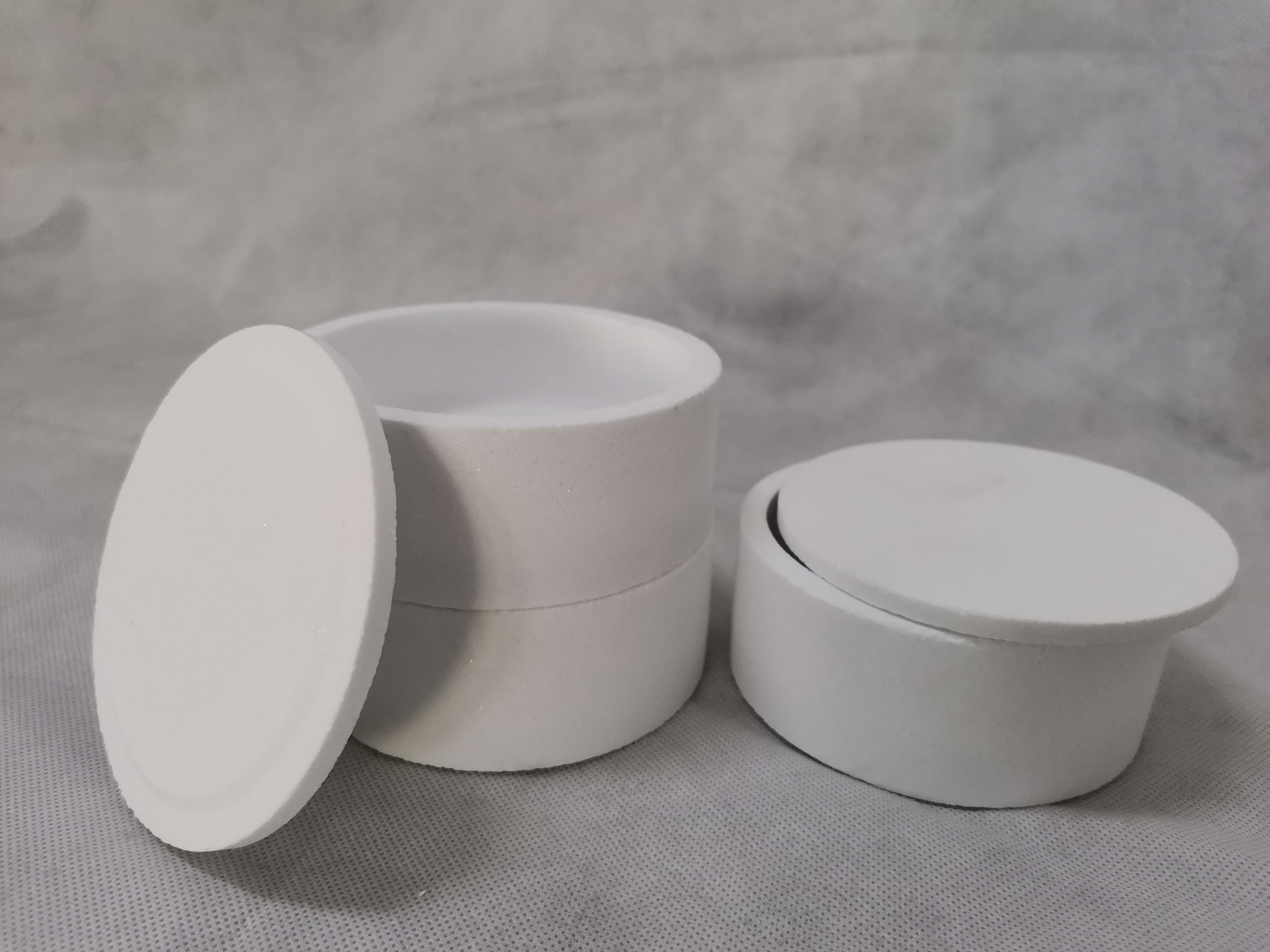 Zirconia Porcelain Ceramic Crucible Alumina Ceramic Tube Container Refractory Ceramic Fiber Crucible