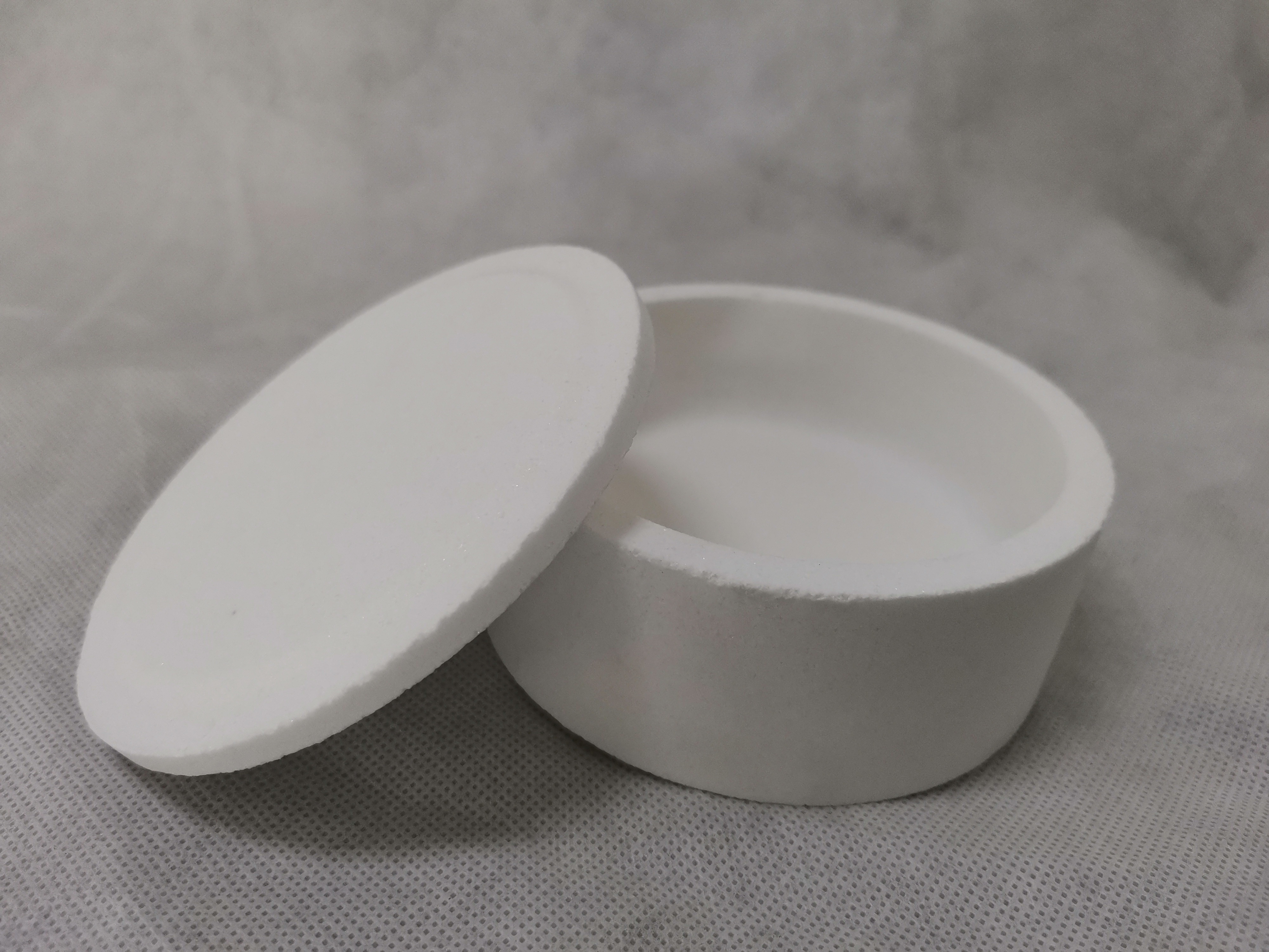 Zirconia Porcelain Ceramic Crucible Alumina Ceramic Tube Container Refractory Ceramic Fiber Crucible