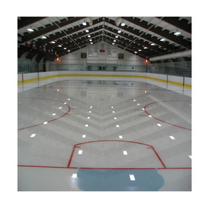 High performance synthetic panel indoor and outdoor self lubricating shooting pad hockey ice skating rink