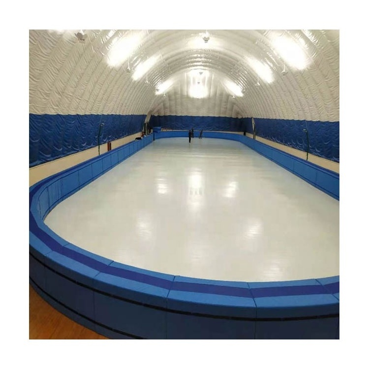 Custom Convenience Flexible 100% uhmwpe Synthetic ice for skating artificial ice sheets synthetic ice rink