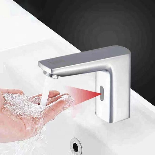 Best Quality Deck Mounted Single Hole Auto Sensor Faucet For Lavatory Using