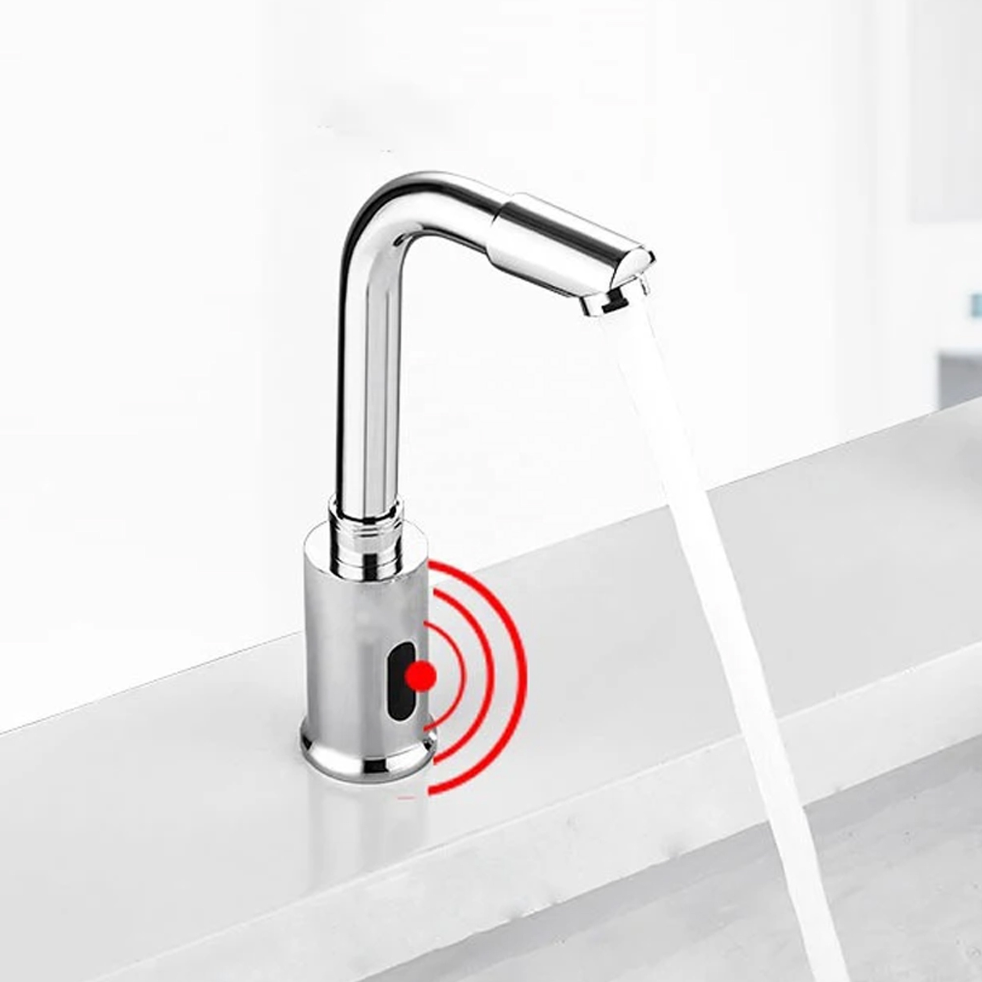 Smart Faucet Infrared Sensor Automatic Water Saver Tap Anti-Overflow Kitchen Bathroom Inductive Faucet