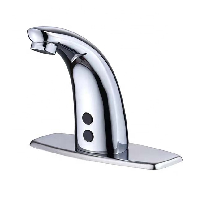 Commercial Prevents Infection Decks Are Fitted With Smart Automatic Closing Motion Sensor Faucets