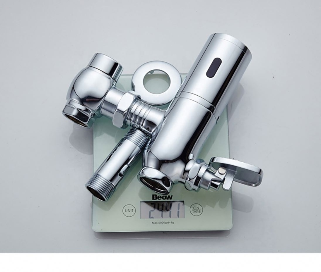 High Quality Brass Stainless Steel Foot Watermark Toilet Sensor Flushing System Flush Valve