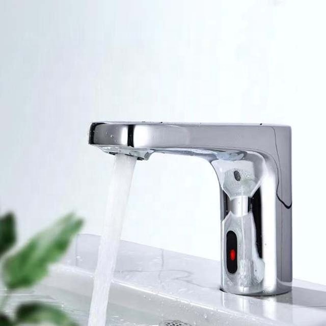 Best Quality Deck Mounted Single Hole Auto Sensor Faucet For Lavatory Using