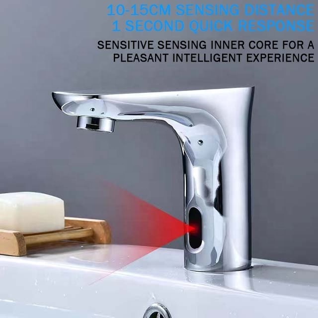 Best Quality Deck Mounted Single Hole Auto Sensor Faucet For Lavatory Using