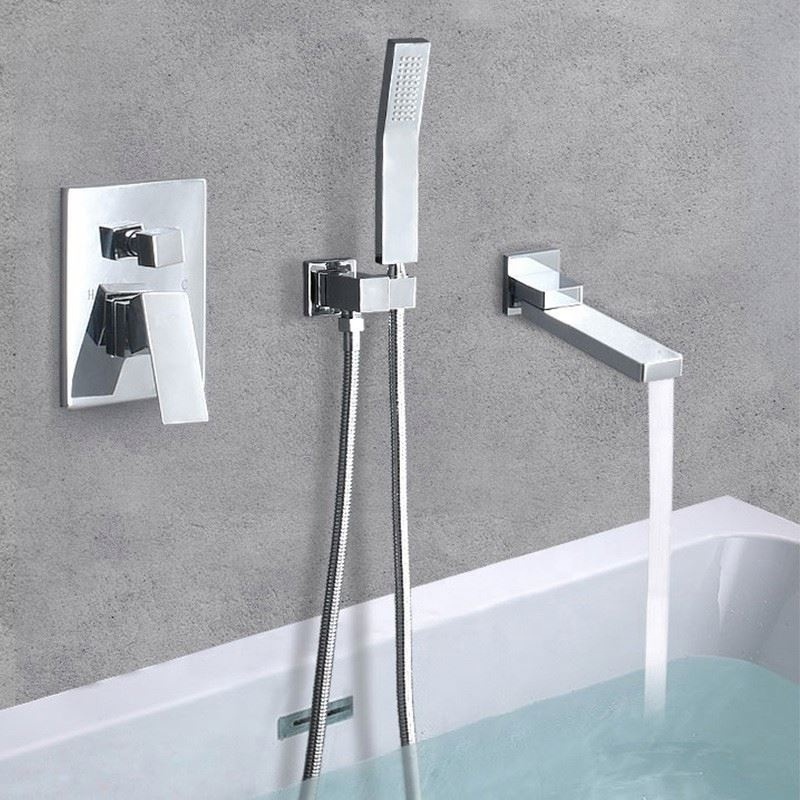 Wholesale New Product Custom Bathtub Mixer Wall Mounted Upc Concealed Bathtub Faucet Black