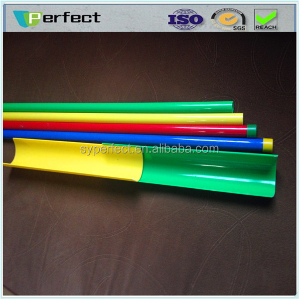 Manufacture wholesale OEM half round plastic pipe