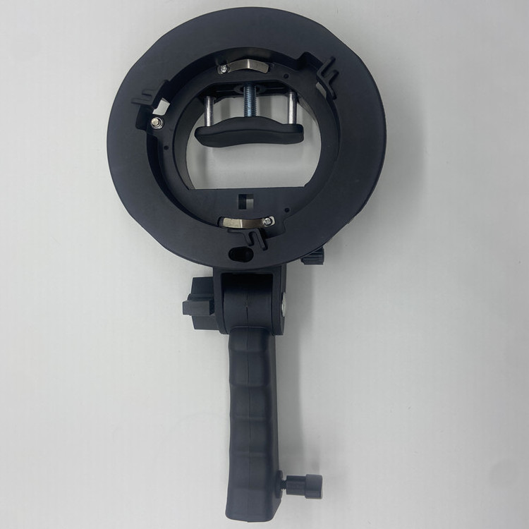 Hot Handle S-type Bracket With Grip For Studio Flash Light S type Bracket Holder