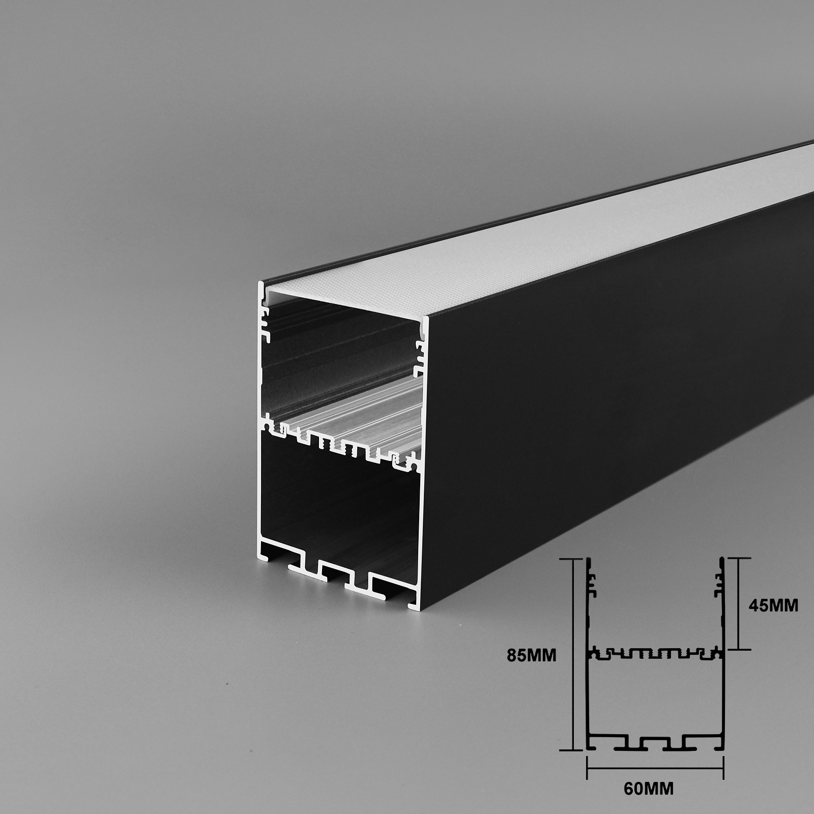 Hot Sale Low UGR LED Linear Light Aluminum Profile Pendant Mount LED Linear Light