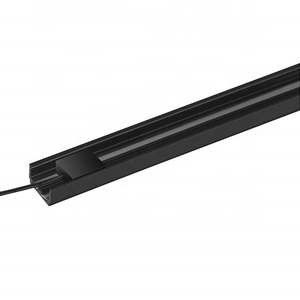 Dark Recessed Iron Slim Linear Pendant Track for LED Lighting System Adaptation