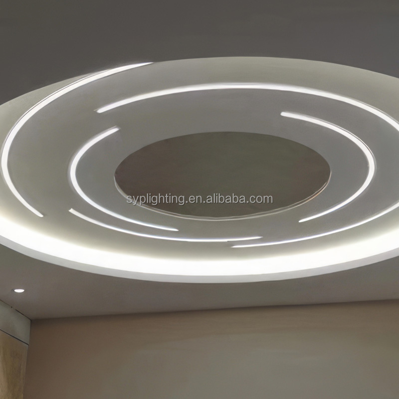 Good Flexibility Led Aluminum Profiles Gypsum Ceiling Cove Light Easy To Process And Install