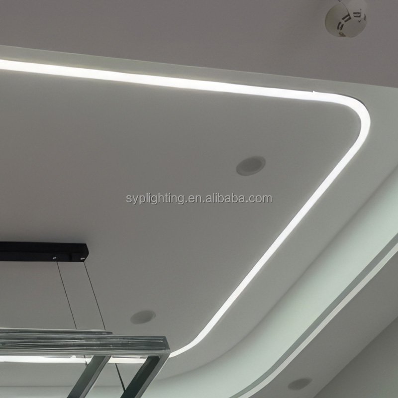 Good Flexibility Led Aluminum Profiles Gypsum Ceiling Cove Light Easy To Process And Install