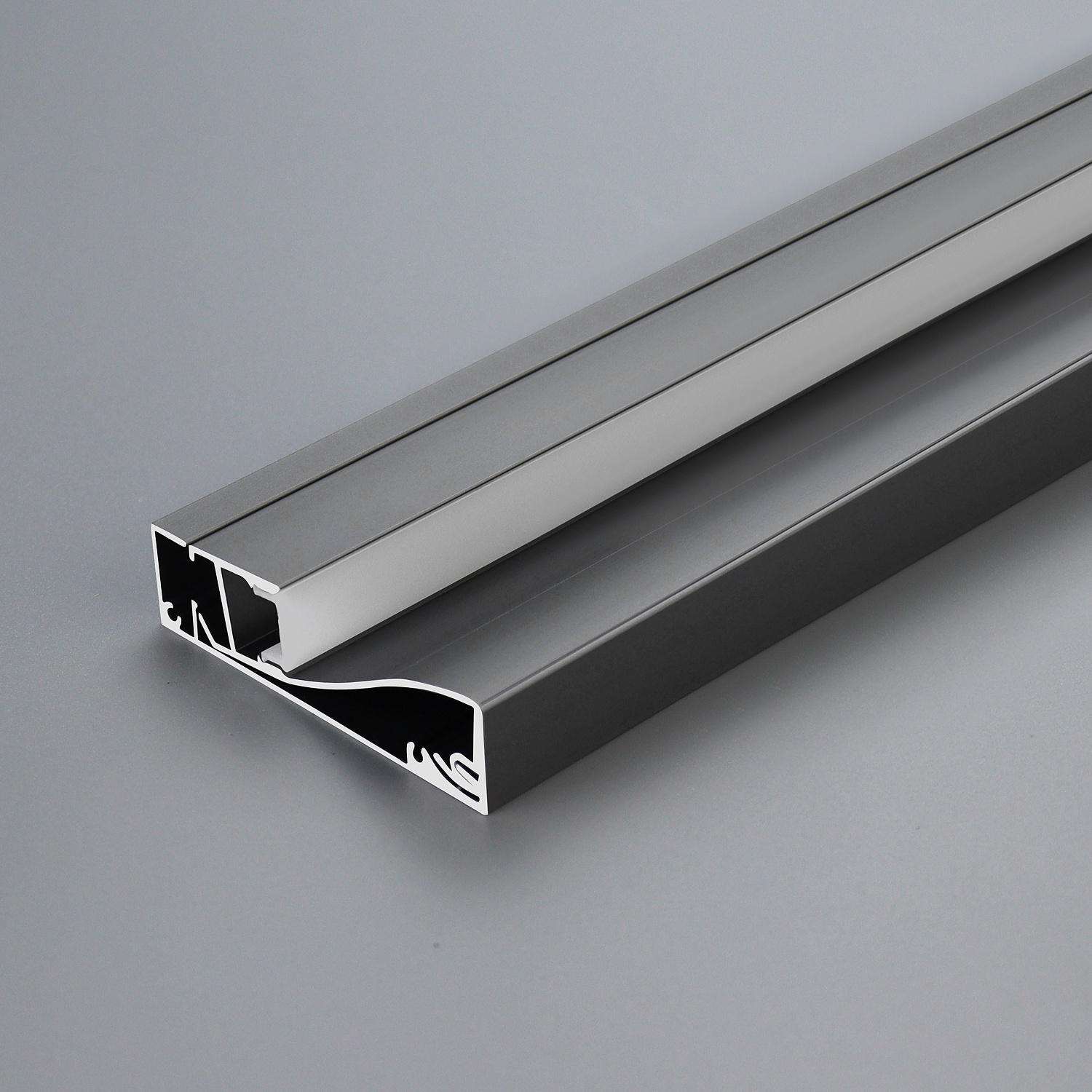 Factory Direct Selling LED Foundation Line Baseboard Aluminum Profile for Corridor Floor Lighting