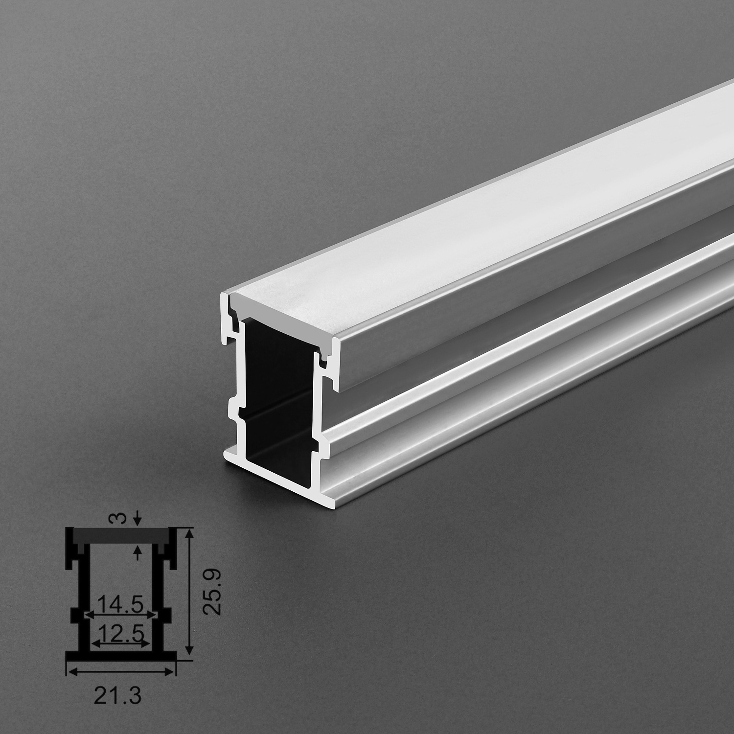 Genuine Skirting Board Screw Sliding Table Of Linear Guide Skylight Aluminum Profile For Led