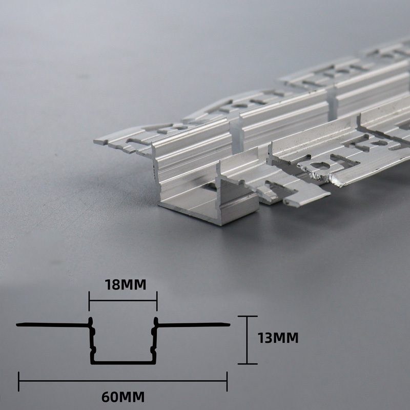 Good Flexibility Led Aluminum Profiles Gypsum Ceiling Cove Light Easy To Process And Install