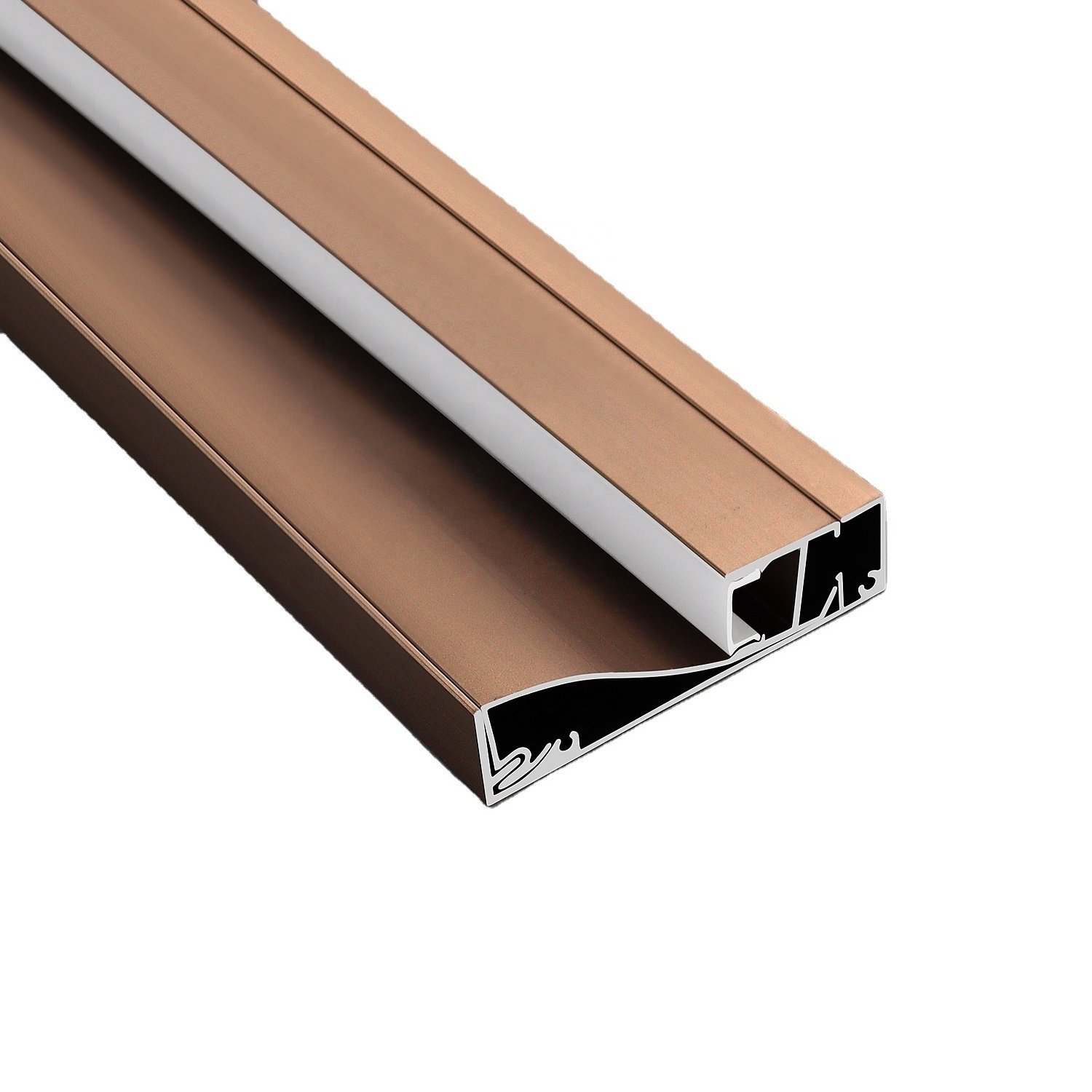 Factory Direct Selling LED Foundation Line Baseboard Aluminum Profile for Corridor Floor Lighting