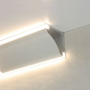 Aluminum Profile with PC Diffusion Perfil DE Aluminio 69 * 69mm Angle aluminum LED Strip Diffusion Channel for Corner Light