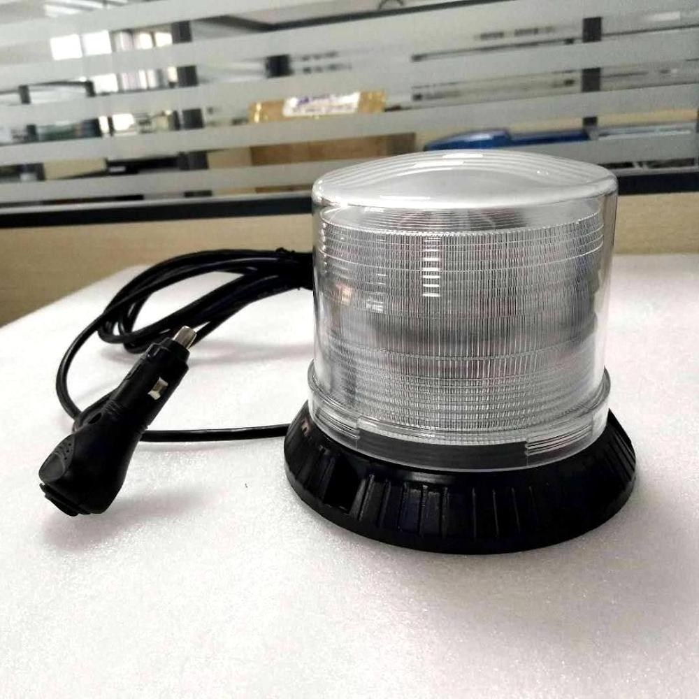 rotating beacon flash led light blue white dual color led warning light