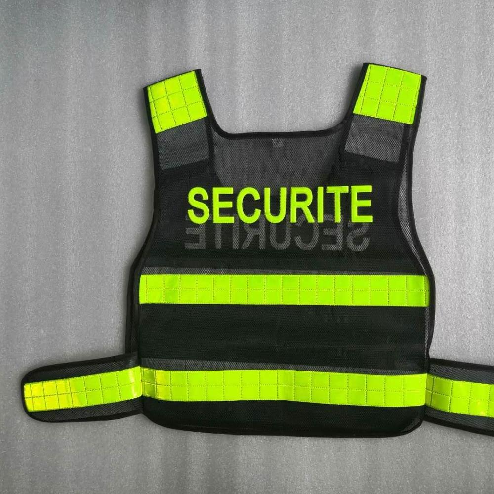 Security Traffic Jacket Men Reflective Clothing vest