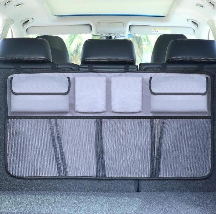 Car Boot Organiser Storage Car Trunk Organizers Car Backseat Organiser Durable Foldable Cargo Net Storage for All Vehicles