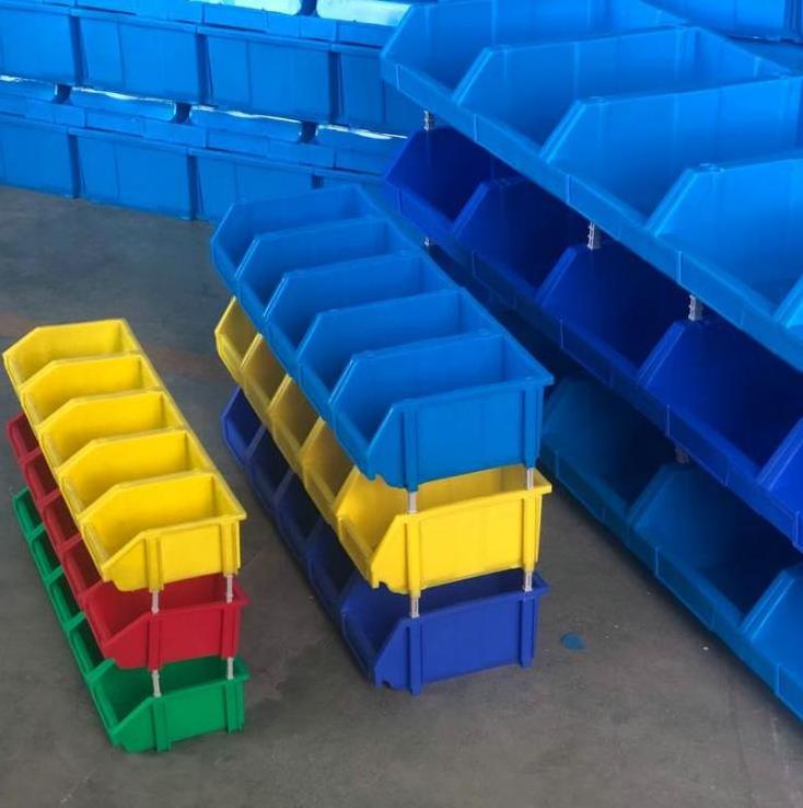 Bulk Stocks warehouse Tool Hardware Storage box Picking stackable Stacking Hanging Plastic shelf Storage Bin Part Bin