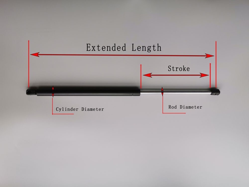 Gas Shocks Struts Lift Supports Compatible with Truck Pickup Tool Box Lid RV Door