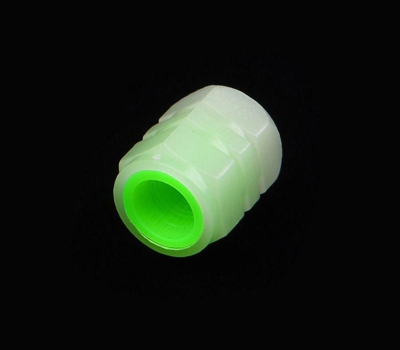 Universal Motorcycle Car Wheel Dust Ca p Auto Glow Tyre Stem Air Valve Cover Light Autoluminescence C ar Tire Valve Ca p