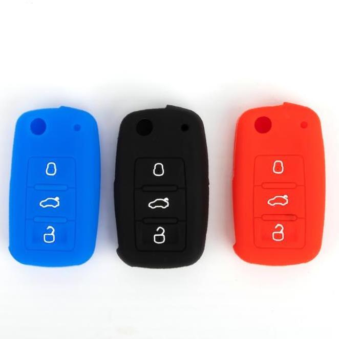 Professional customized 2 Button 3 button Rubber Key Cover Cap Case Silicone Car Key Cover