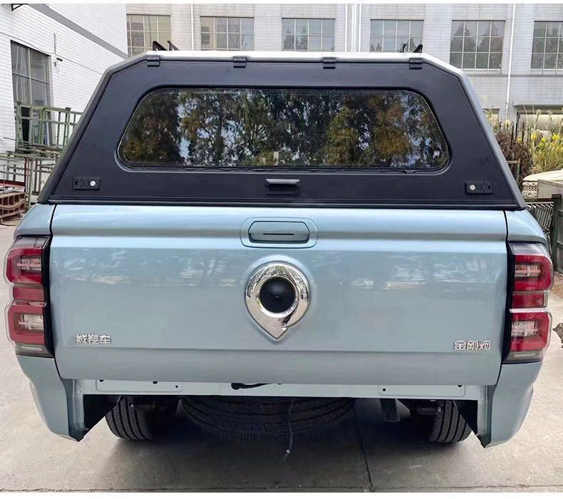 High Quality Pick up Truck Canopy with Hard Top Tool Box Side Slide Window Use For American Car / Japanese Car