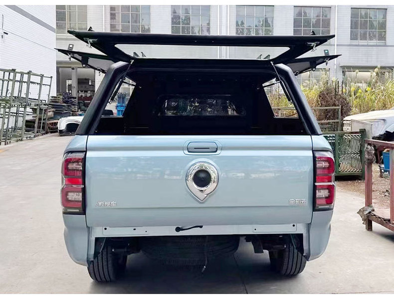 High Quality Pick up Truck Canopy with Hard Top Tool Box Side Slide Window Use For American Car / Japanese Car