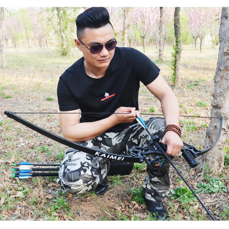 30-50LBS Metal Handle Bow Recurve For Right Handed Archery Bow Shooting Hunting Game Practise Tool  Bow