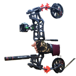 New Dual-use Can Launch Steel Ball Compound Bow Shooting Bow And Arrow Outdoor Hunting Triangle Hunting Big Power