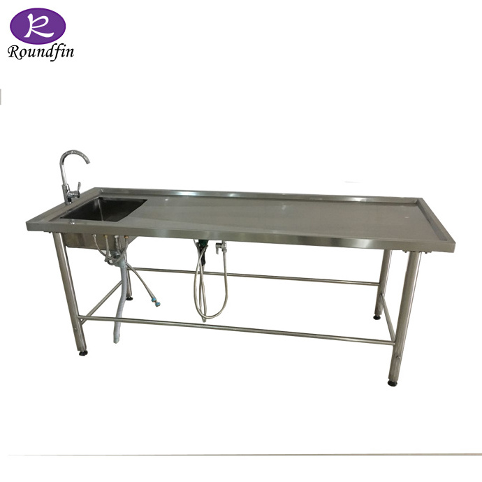 Mortuary Table Hospital Embalming Table Temporary Storage Mortuary Autopsy Table For Sale