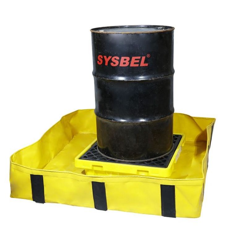 Portable Spill Containment Berm Supporting Leak-Proof Dike