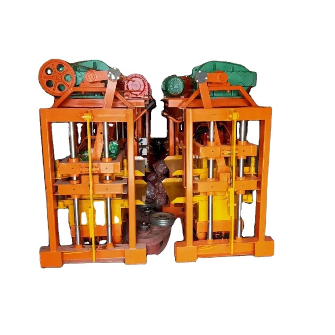 QTJ4-40 Concrete Block Cement Brick Making Machines High Quality And Repurchase Brick block Maker with customized moulds