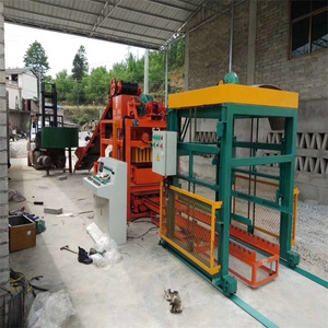 Shengya Factory price Auto Concrete Interlocking brick machine QTJ4-25 cement block making machine Price Maquina Bloquera