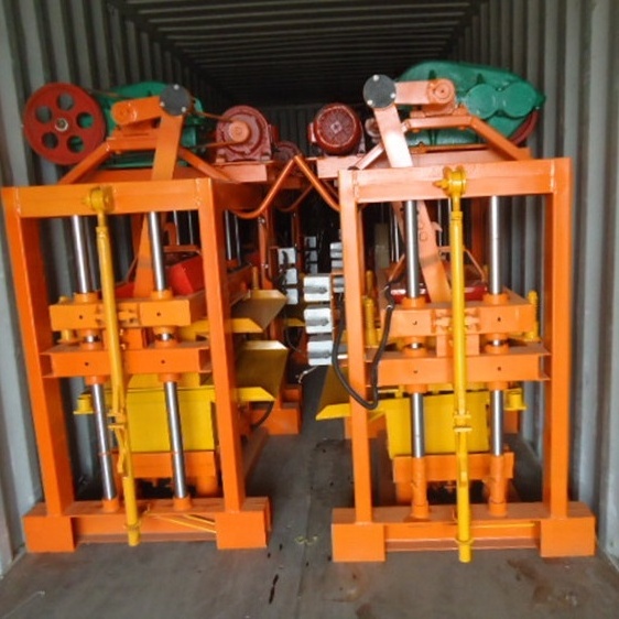 manufacture sale qtj4-40 semi automatic saudi arabia mobile concrete block making machine price for small industry