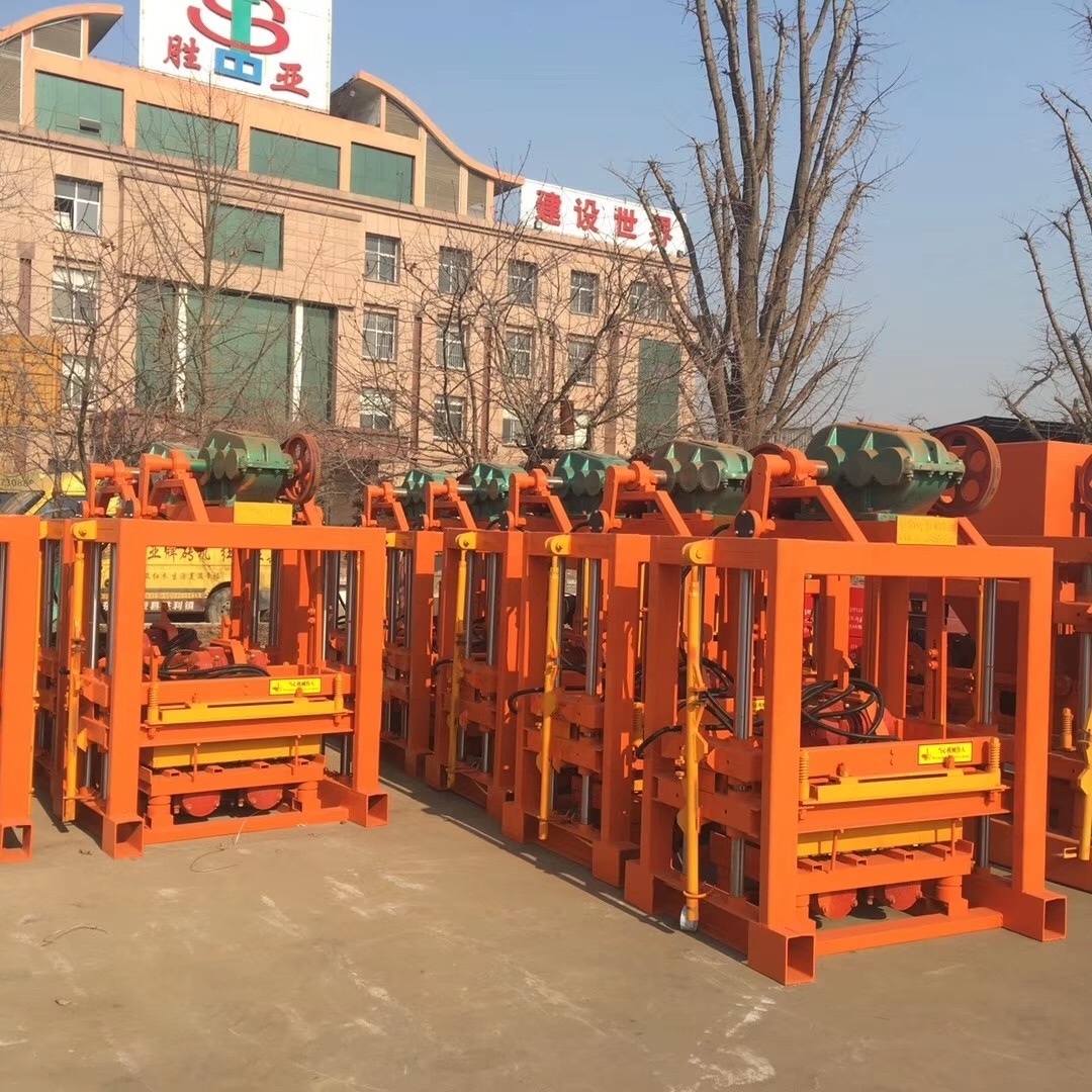 QTJ4-40B  brick blocking making cement   machine Intelligent machine