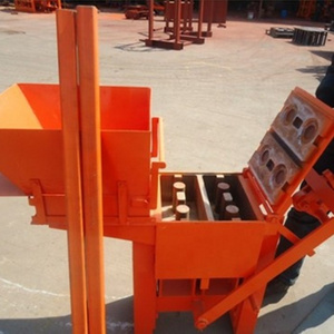 QMR2-40 soil block mud  interlocking clay brick making machine manul for earth brick making machine