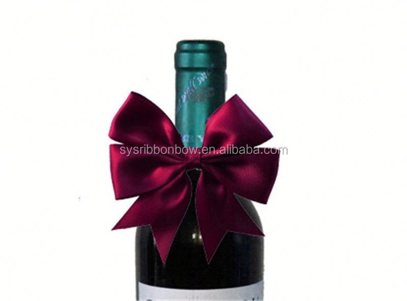 bottle neck bows wine bottle bow tie decoration ribbon bow