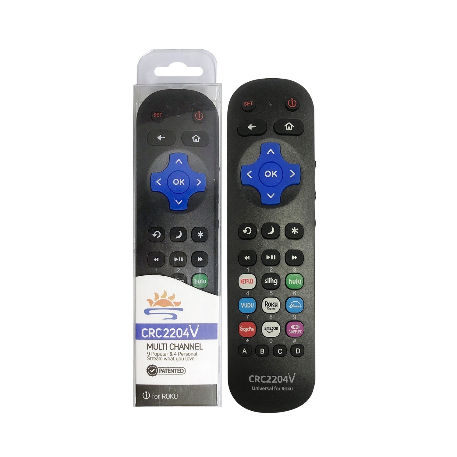 Replaced Remote Control for Roku TV for TCL /Hisense /Onn /Sharp /Element /Westinghouse /Philip /Insignia /JVC /RCA Roku Series