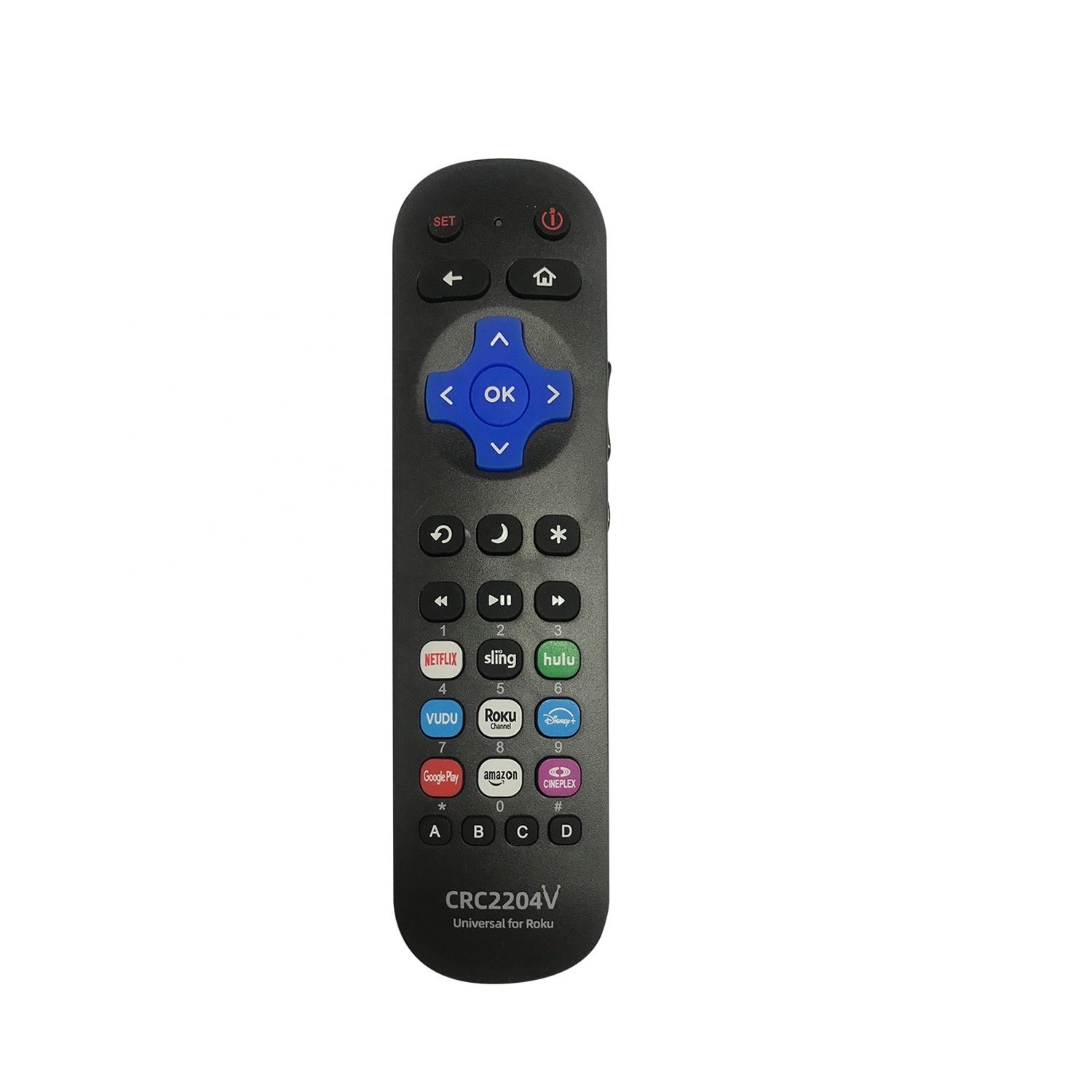 Replaced Remote Control for Roku TV for TCL /Hisense /Onn /Sharp /Element /Westinghouse /Philip /Insignia /JVC /RCA Roku Series