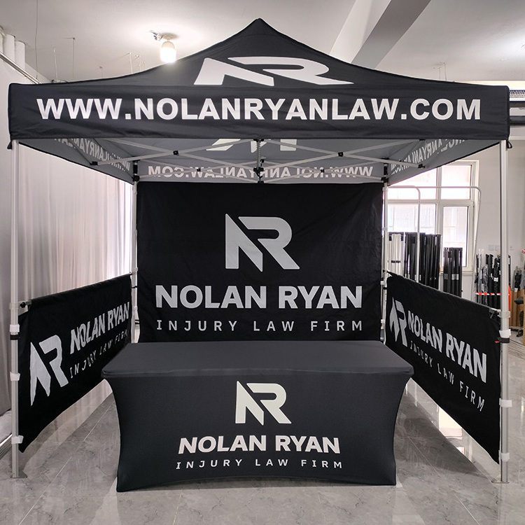 Sunshine Custom Design Folding Tents 40*40mm hexagon frame hot sale 10X10 Pop Up Canopy Tent Market advertising outdoor Gazebo